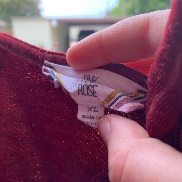 XL Pink Rose Jumpsuit - Picture 2 of 2